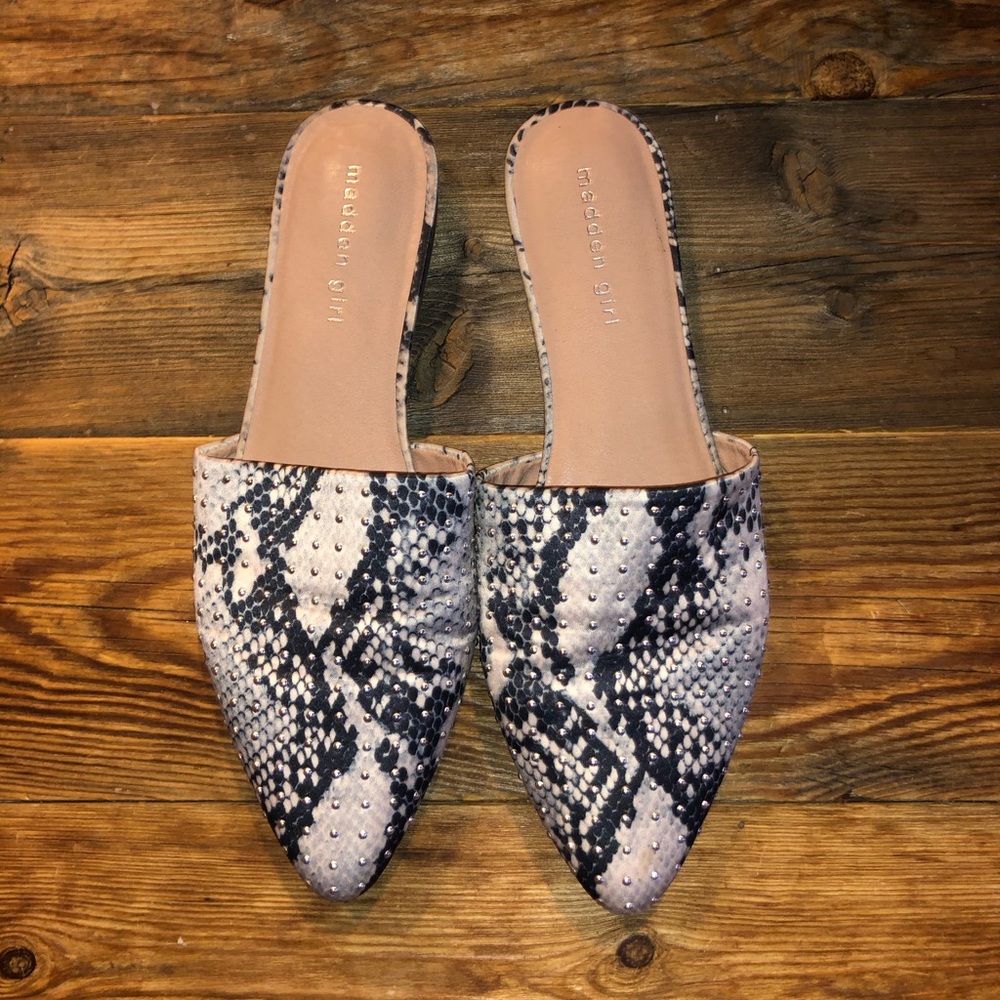 Madden Girl Tania Studded Mules